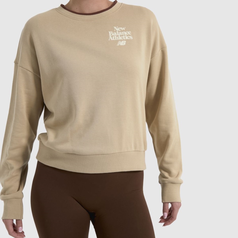 Beige Dr Martens Schweiz New Balance Athletics 70s Run Crewneck