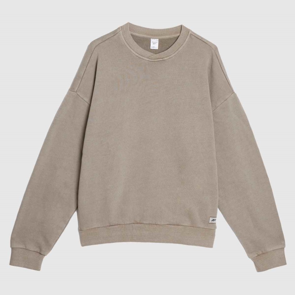 Stone Dr Martens Schweiz Reebok Crew Sweatshirt