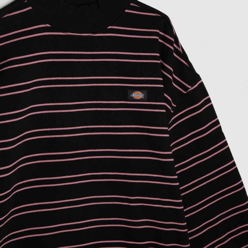 Dickies Westover Stripe Sweatshirt Black Dr Martens Schweiz