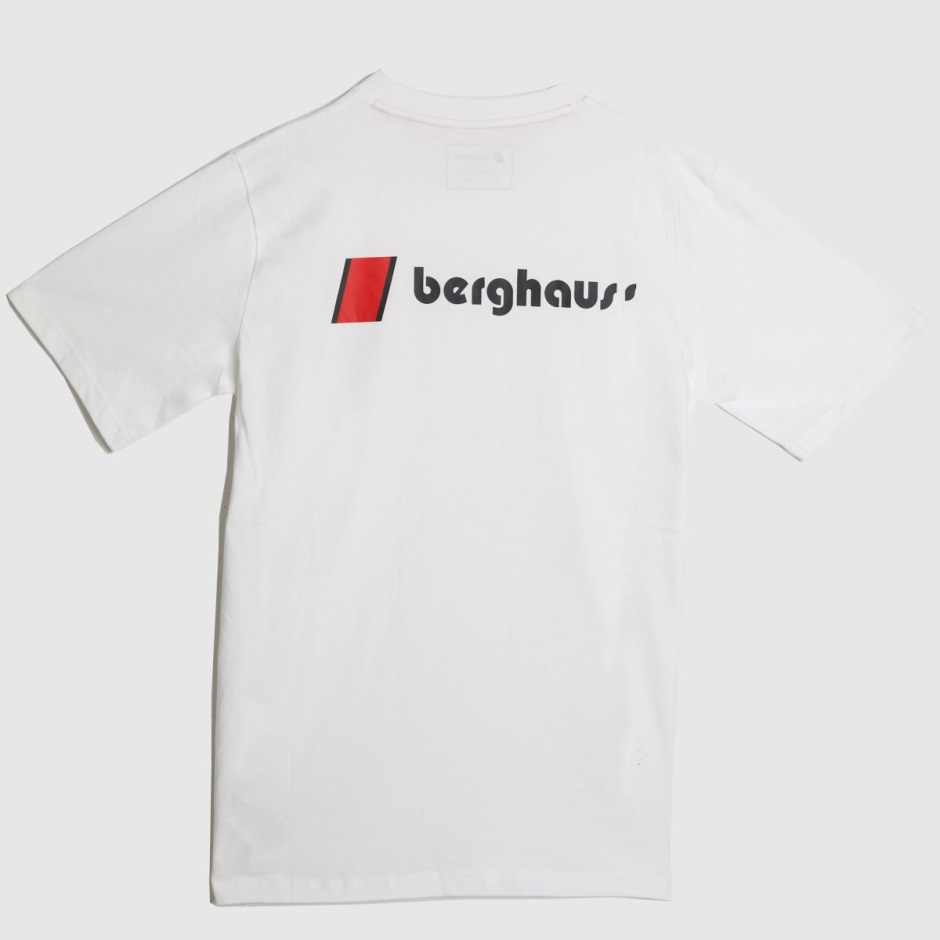 Dr Martens Schweiz Zürich White Berghaus Organic Heritage Logo T-shirt
