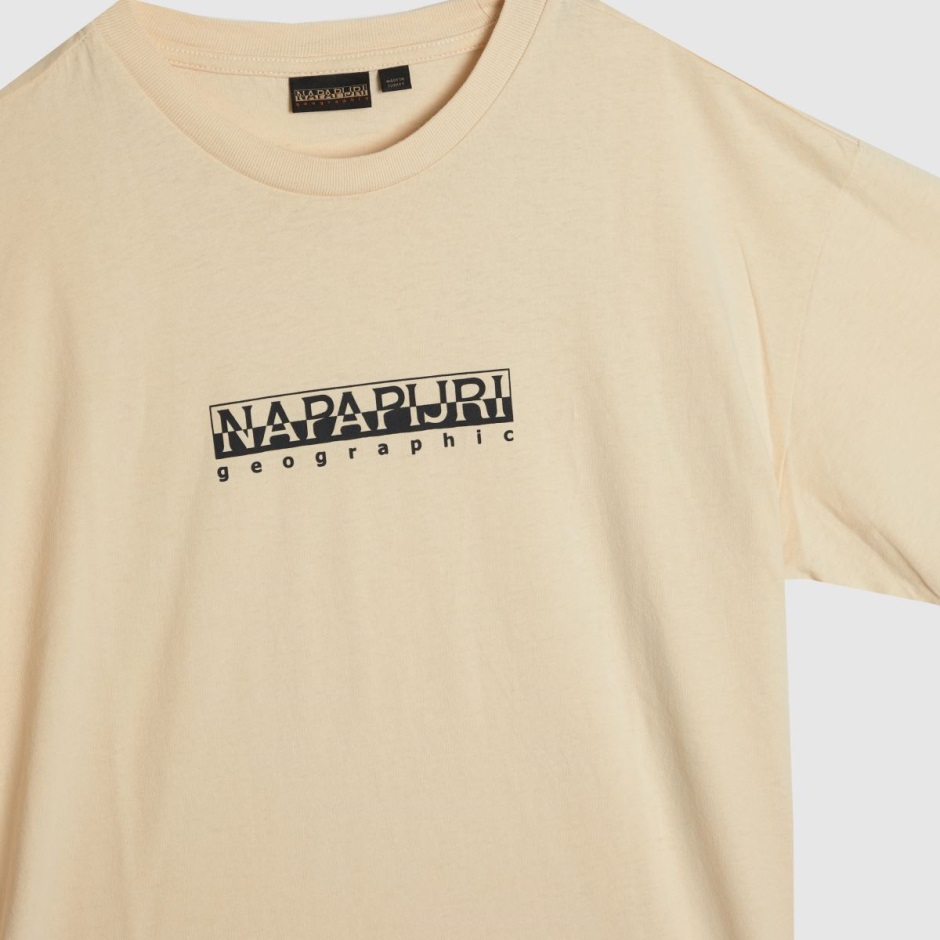 Napapijri Box Crew Neck T-shirt Dr Martens Schweiz Zürich Natural