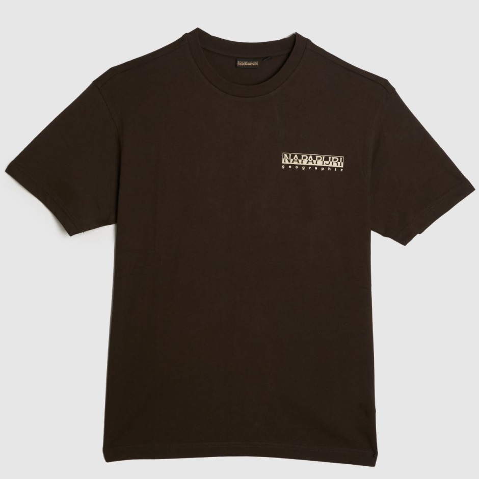 Dr Martens Schweiz Zürich Brown Napapijri Hill Crew Neck T-shirt