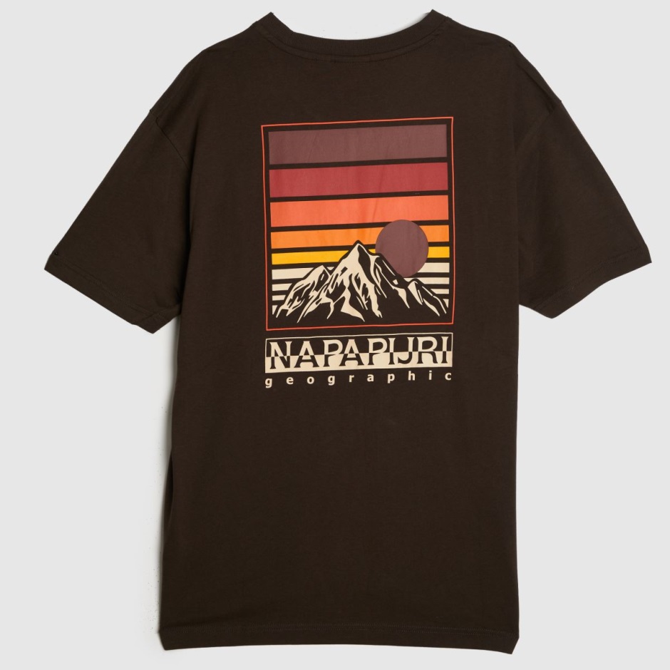 Dr Martens Schweiz Zürich Brown Napapijri Hill Crew Neck T-shirt