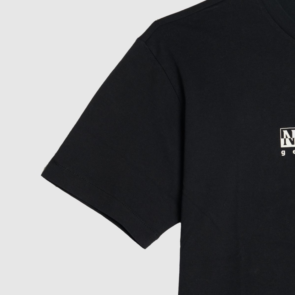 Dr Martens Schweiz Zürich Napapijri S Box Crew T-shirt Black