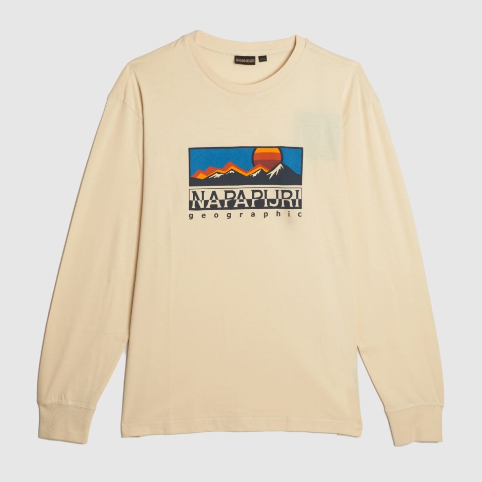 Napapijri Freestyle Crew Neck T-shirt Natural Dr Martens Schweiz