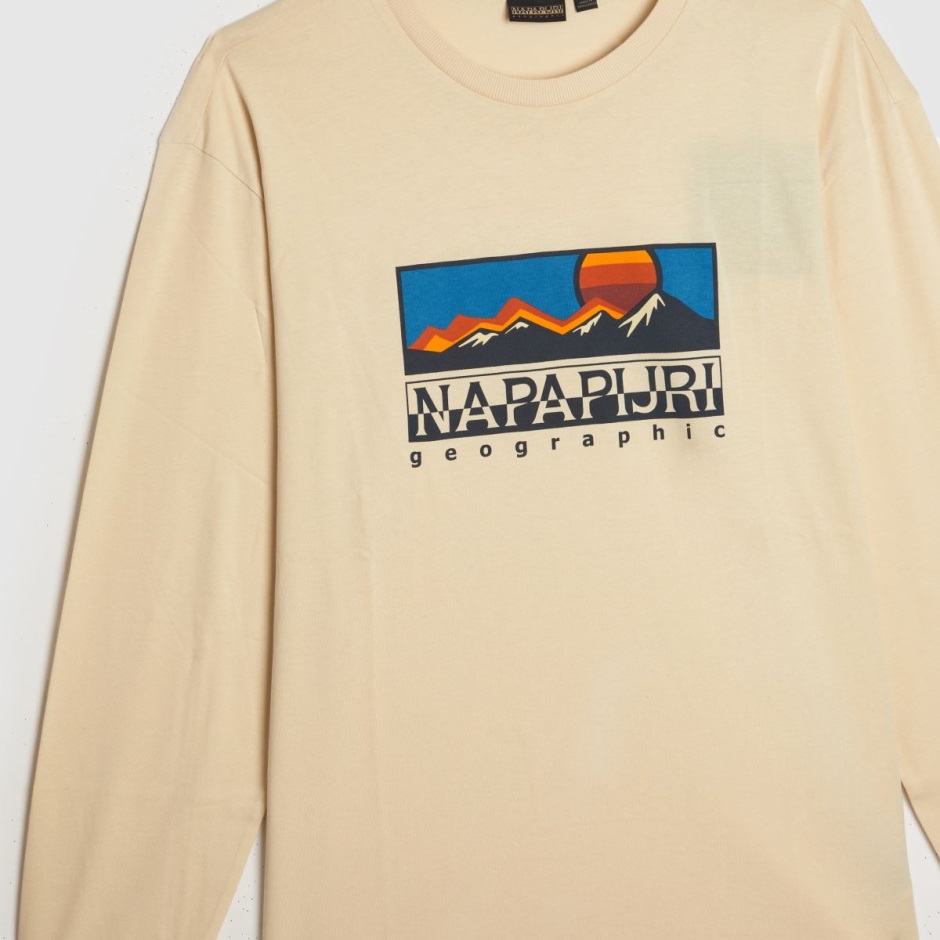Napapijri Freestyle Crew Neck T-shirt Natural Dr Martens Schweiz