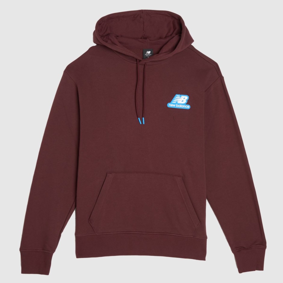 Dr Martens Schweiz Zürich Burgundy New Balance Essential Stacked Hoodie