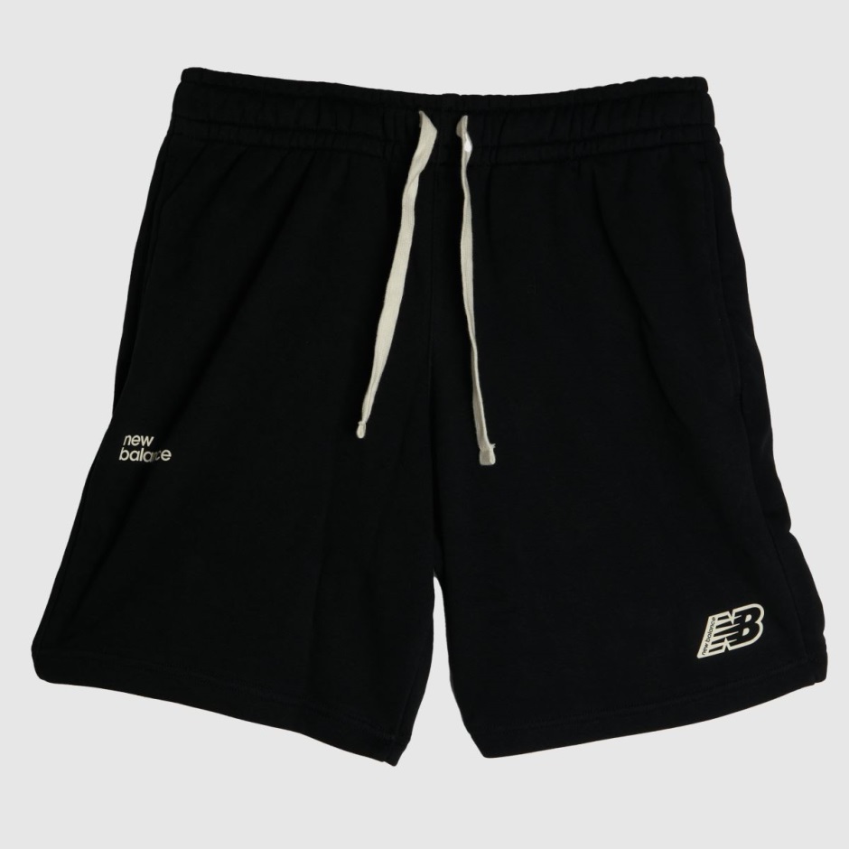 Schwarze Dr Martens Schweiz New Balance Essentials Fleece Shorts