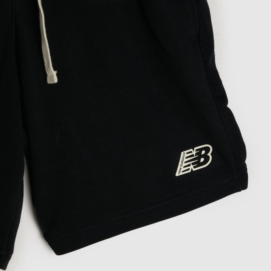 Schwarze Dr Martens Schweiz New Balance Essentials Fleece Shorts