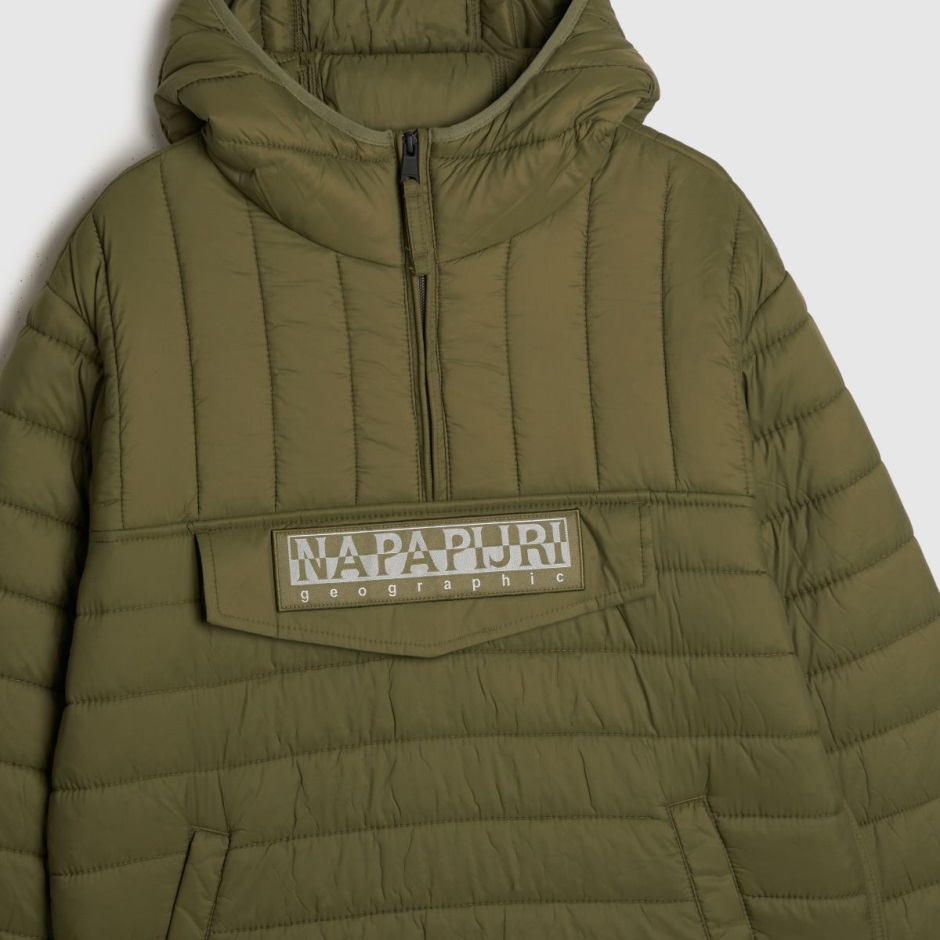 Green Dr Martens Schweiz Napapijri Morgex Half Zip Jacket