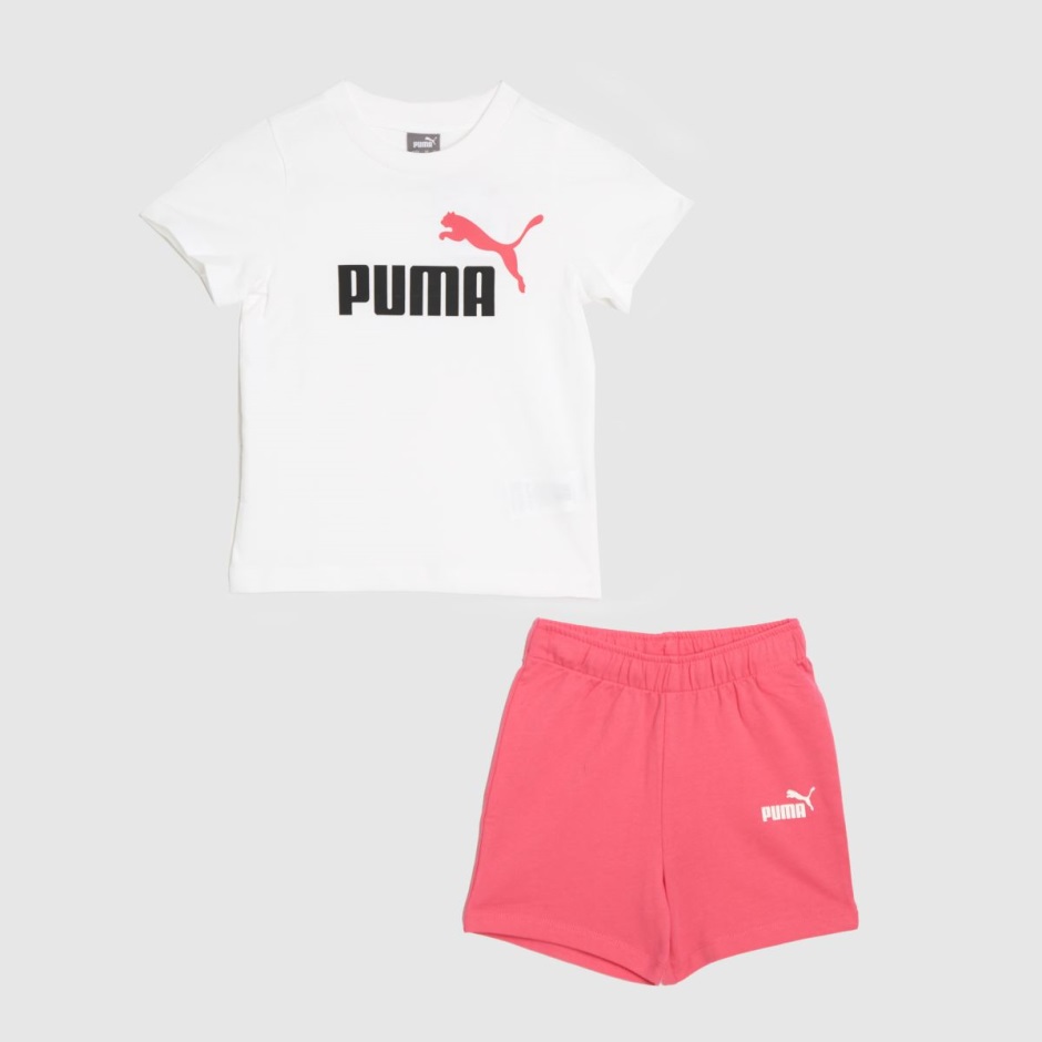 Weiß-rosa Puma Minicats T-shirt Und Shorts Dr Martens Schweiz
