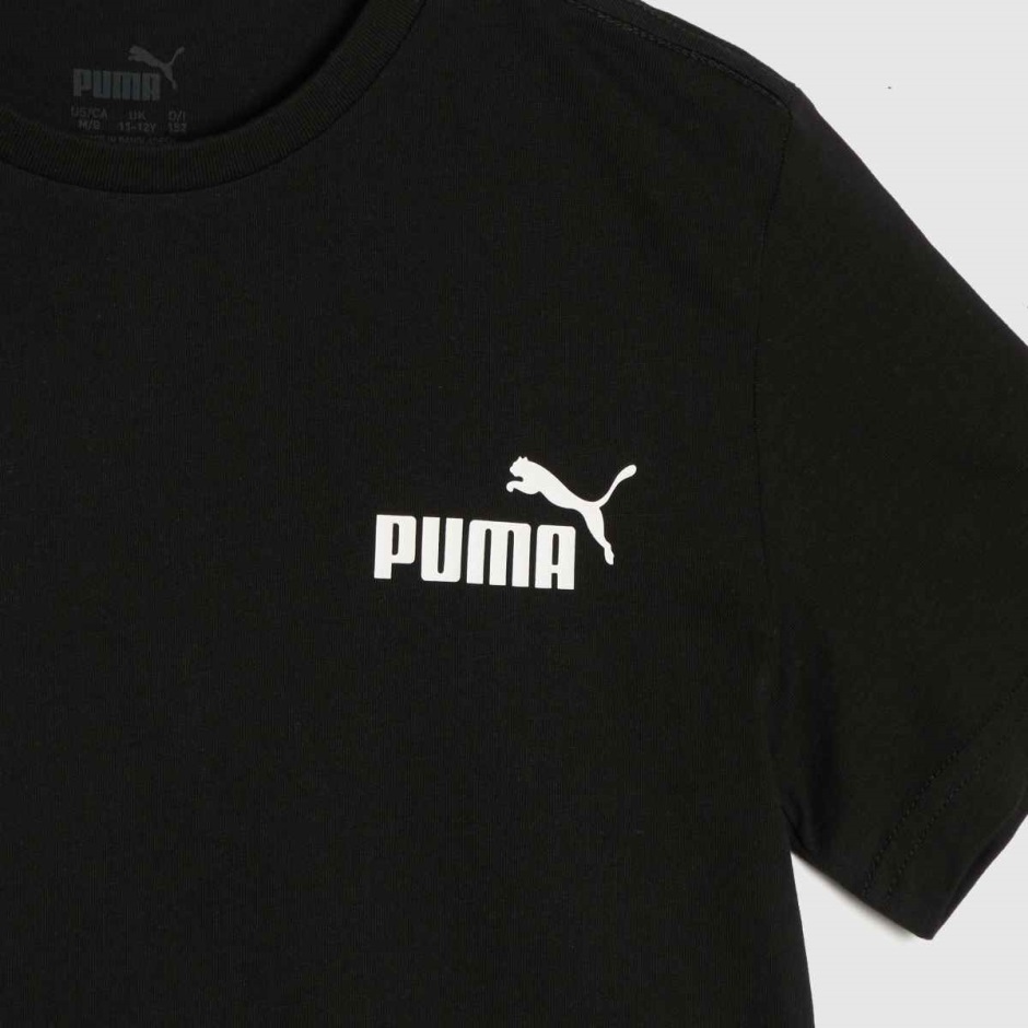Puma Jungen Kleines Logo T-shirt Schwarz Dr Martens Schweiz