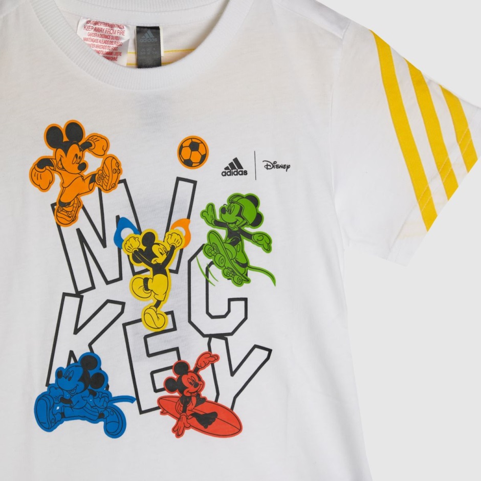 Weißes Dr Martens Schweiz Adidas Disney Mickey T-shirt
