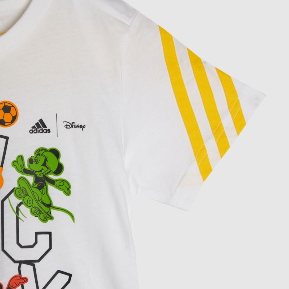 Weißes Dr Martens Schweiz Adidas Disney Mickey T-shirt