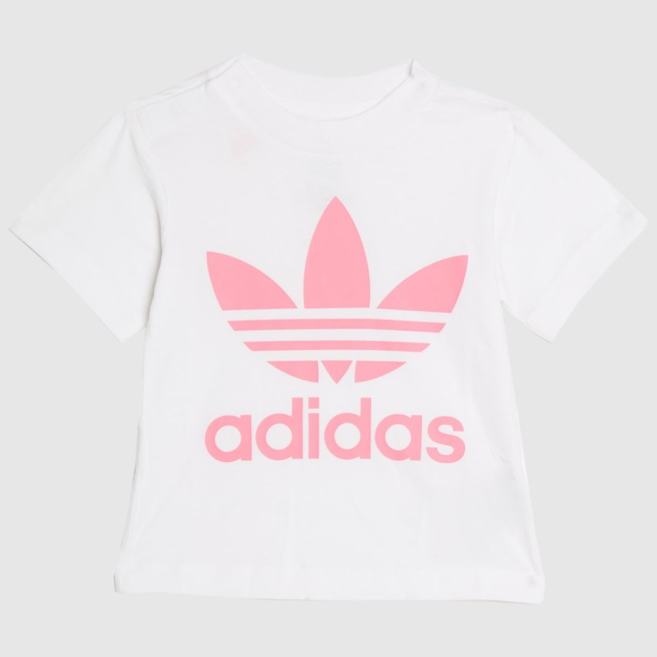 Dr Martens Schweiz Zürich Adidas T-shirt And Short Set White-pink