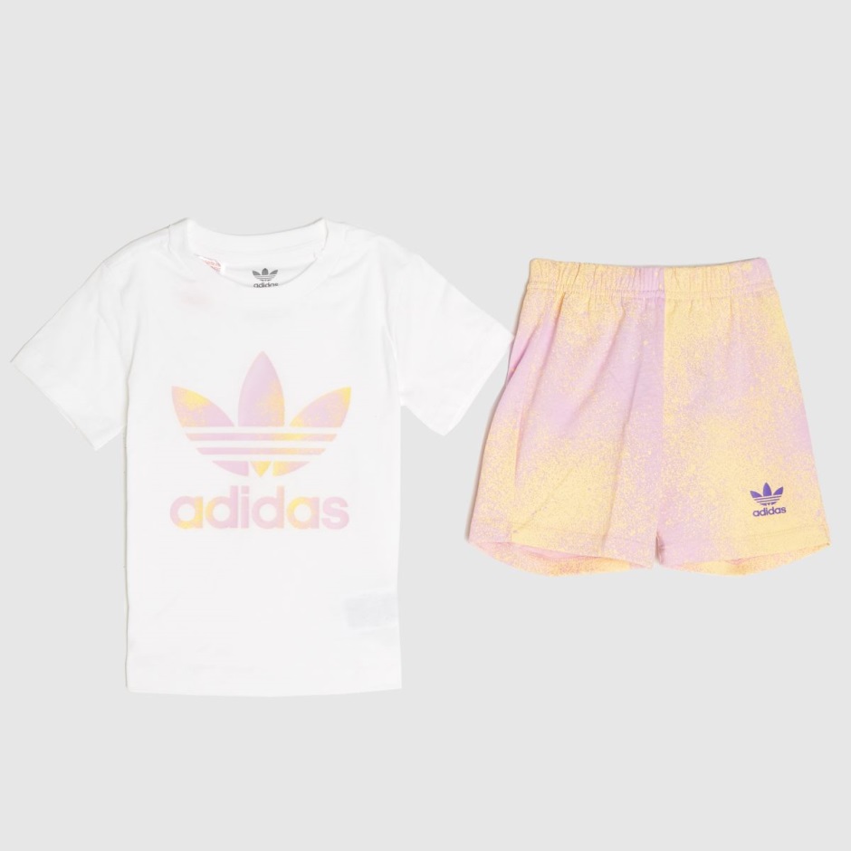 Dr Martens Schweiz Zürich Adidas T-shirt And Short Set White