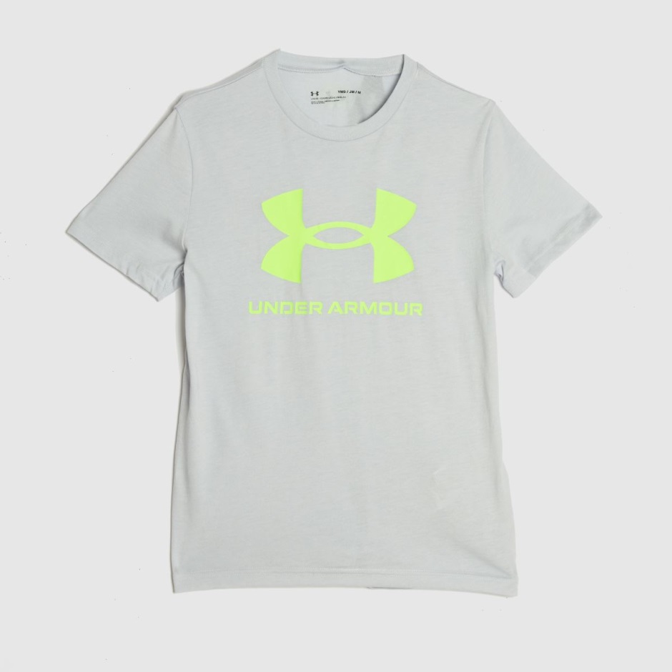 Under Armour Boys Sportstyle T-shirt Dr Martens Schweiz Zürich Grey-lime