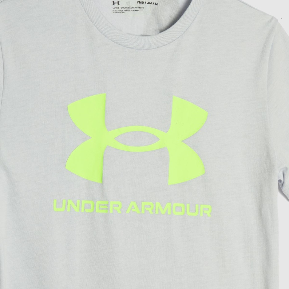 Under Armour Boys Sportstyle T-shirt Dr Martens Schweiz Zürich Grey-lime