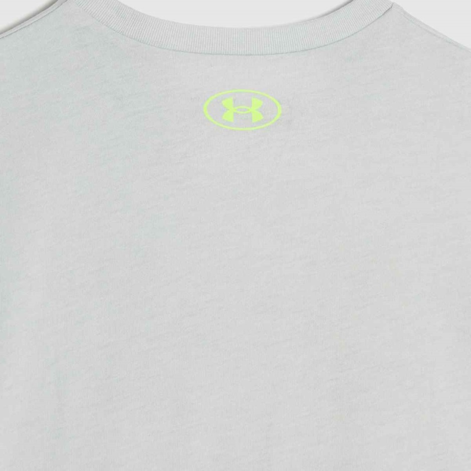 Under Armour Boys Sportstyle T-shirt Dr Martens Schweiz Zürich Grey-lime