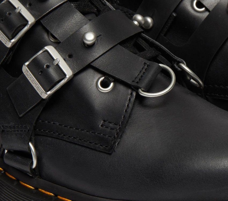 Schwarz ölige Illusion Dr Martens Schweiz Jadon Tgf