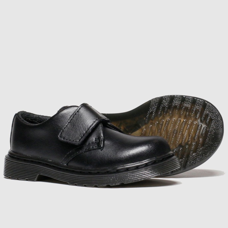 Schwarz Dr Martens Schweiz Dr Martens Kamron Jungen Kleinkindschuhe