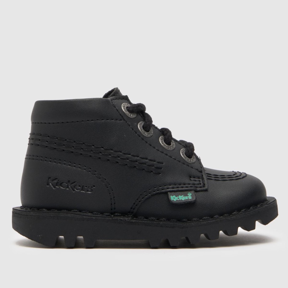 Black Kickers Kick Hi Vegane Kleinkindstiefel Für Jungen Dr Martens Schweiz