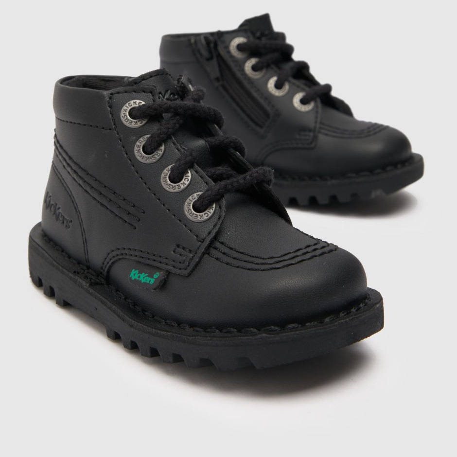 Black Kickers Kick Hi Vegane Kleinkindstiefel Für Jungen Dr Martens Schweiz