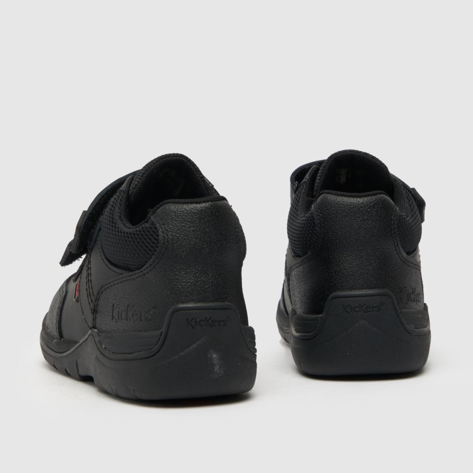 Schwarz Dr Martens Schweiz Kickers Stomper Mid Jungen Junior Stiefel