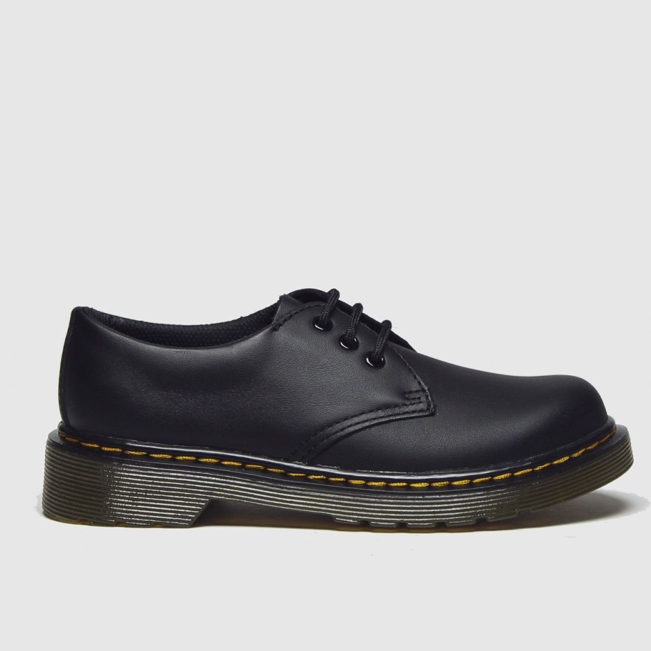 Schwarz Dr Martens Schweiz Dr Martens 1461 Jungen Junior Schuhe