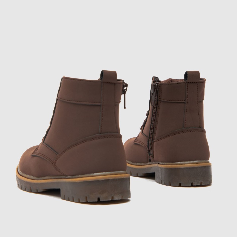 Dr Martens Schweiz Zürich Schuh Change Lace Up Boys Junior Boots Brown