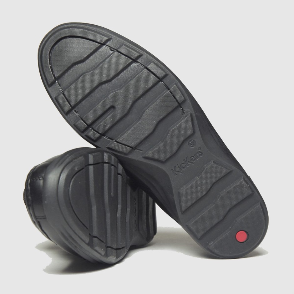 Schwarz Dr Martens Schweiz Kickers Reasan Lace Jungen Jugendschuhe