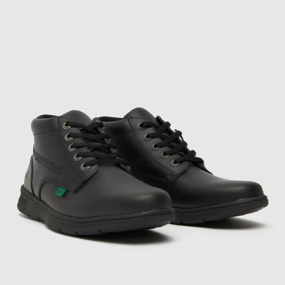 Kickers Kelland Lace Jungen Jugendstiefel Schwarz Dr Martens Schweiz