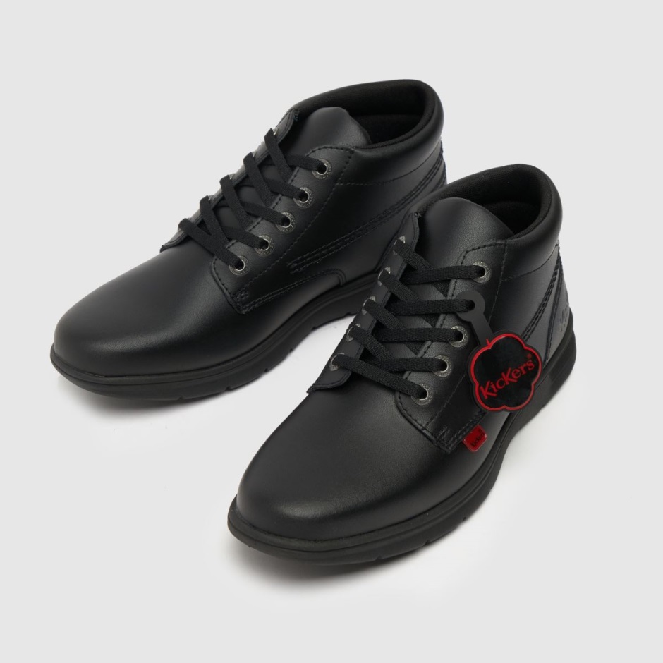 Kickers Kelland Lace Jungen Jugendstiefel Schwarz Dr Martens Schweiz