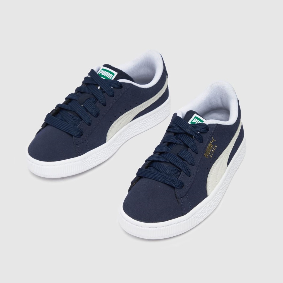 Puma Suede Classic Xxi Boys Junior Trainers Dr Martens Schweiz Zürich Navy-white