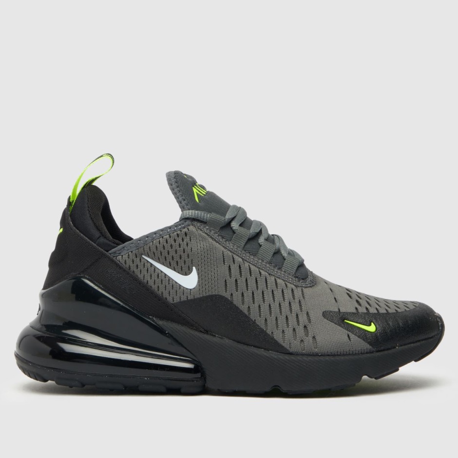 Nike Air Max 270 Boys Youth Trainers Dr Martens Schweiz Zürich Grey-black
