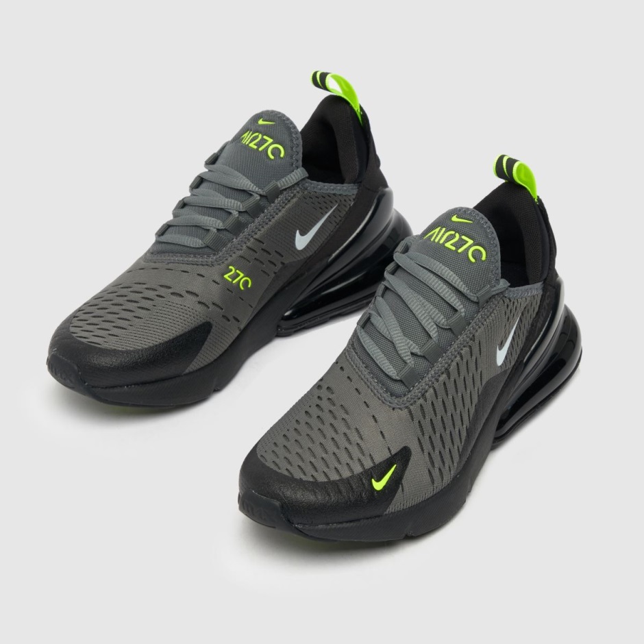 Nike Air Max 270 Boys Youth Trainers Dr Martens Schweiz Zürich Grey-black