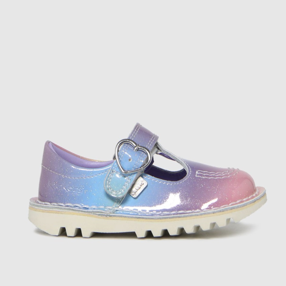 Kickers T-bar Rainbow Girls Toddler Shoes Dr Martens Schweiz Zürich Multi