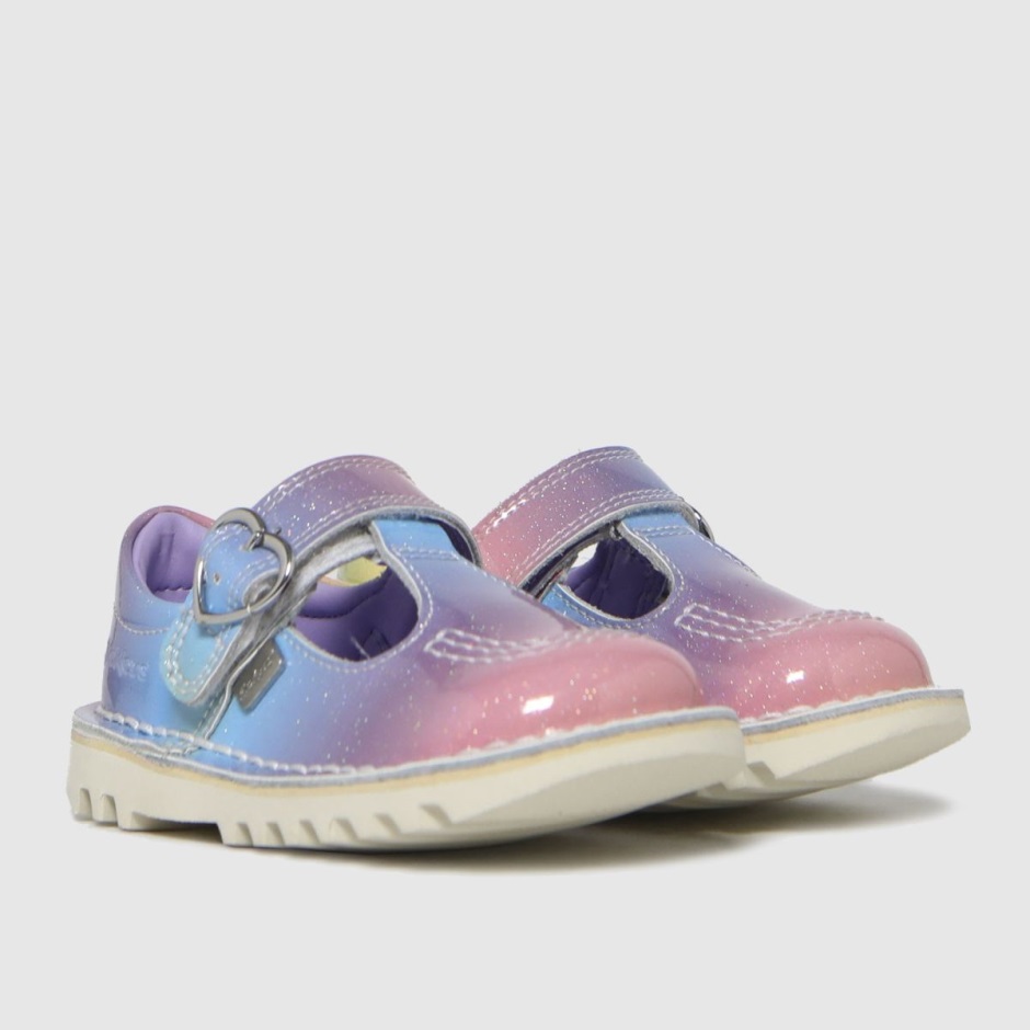 Kickers T-bar Rainbow Girls Toddler Shoes Dr Martens Schweiz Zürich Multi