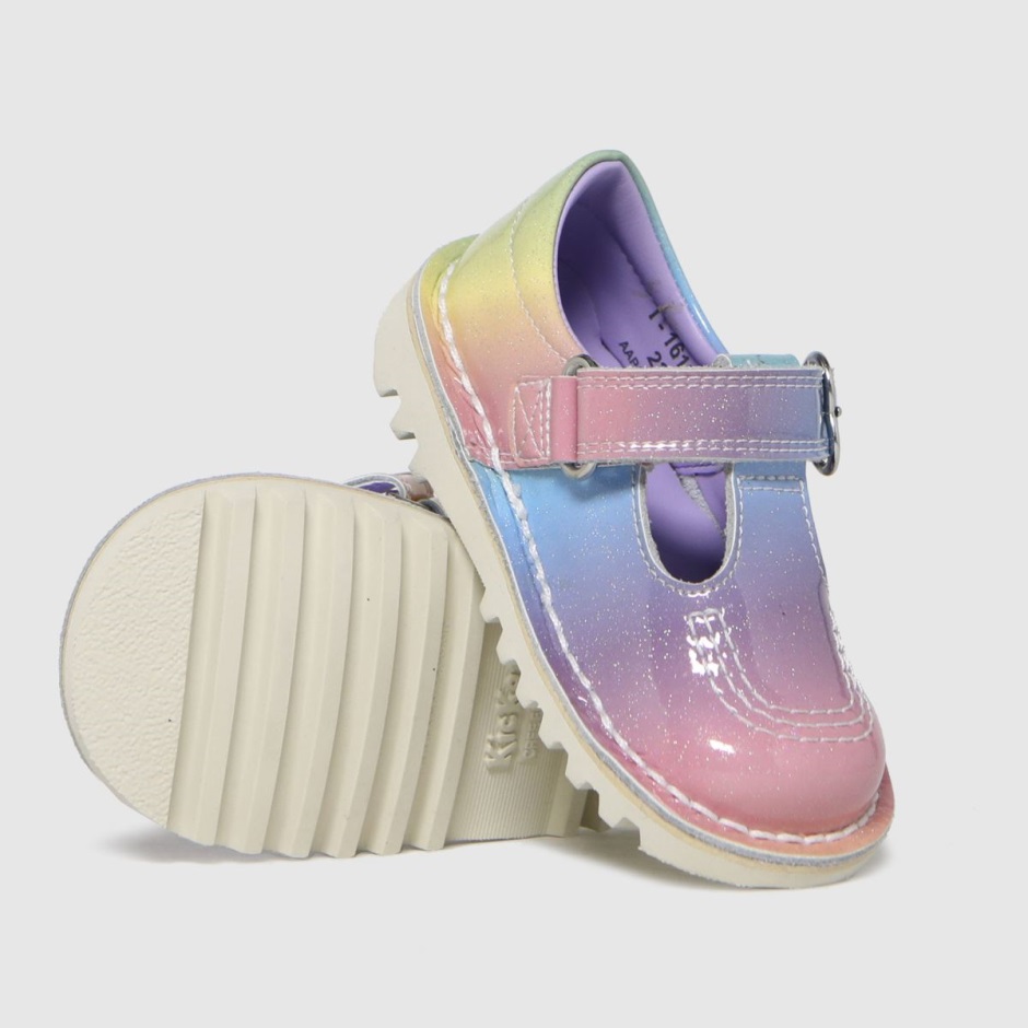 Kickers T-bar Rainbow Girls Toddler Shoes Dr Martens Schweiz Zürich Multi