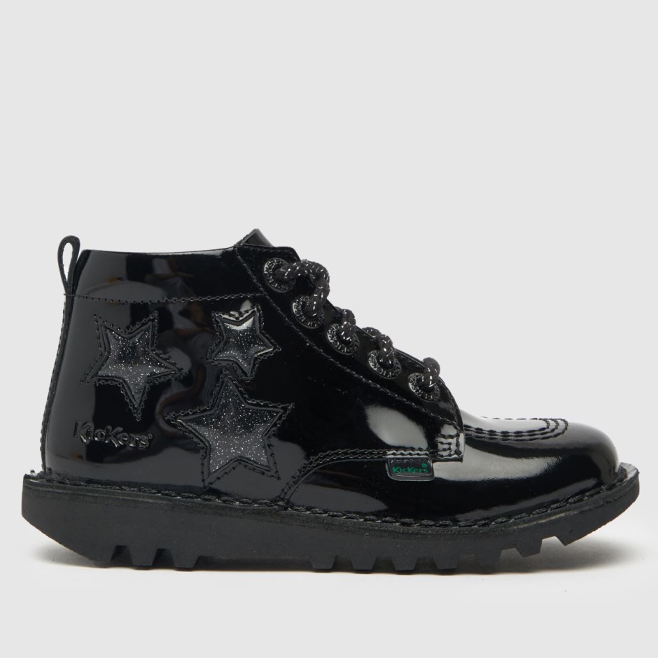 Dr Martens Schweiz Zürich Black Kickers Kick Hi Star Girls Toddler Boots