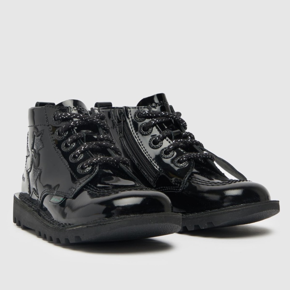 Dr Martens Schweiz Zürich Black Kickers Kick Hi Star Girls Toddler Boots