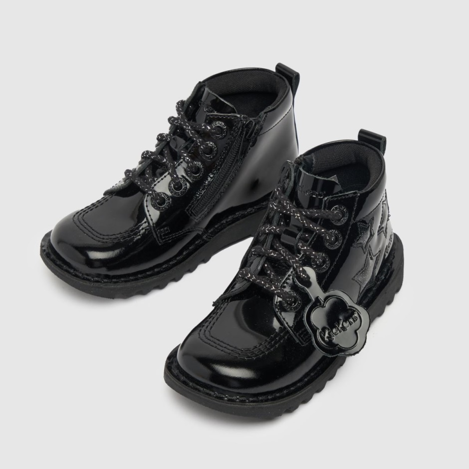 Dr Martens Schweiz Zürich Black Kickers Kick Hi Star Girls Toddler Boots