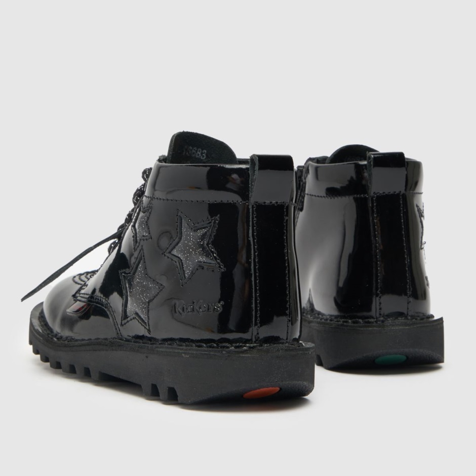 Dr Martens Schweiz Zürich Black Kickers Kick Hi Star Girls Toddler Boots