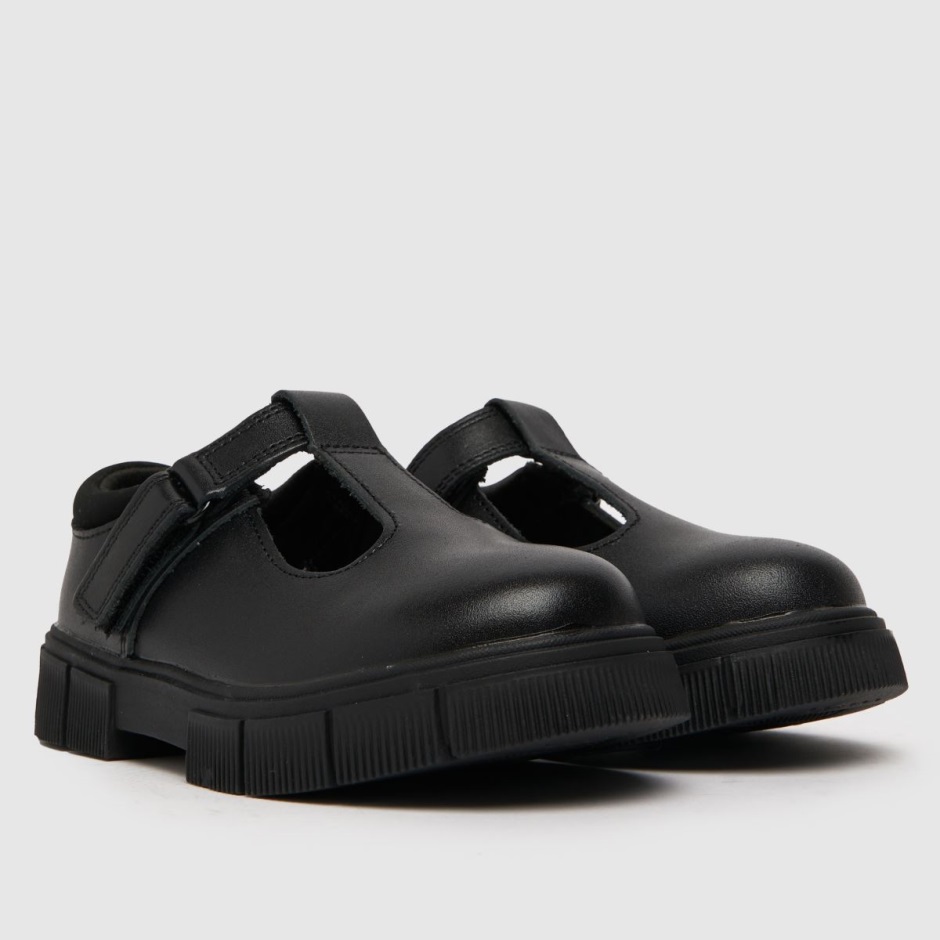 Dr Martens Schweiz Zürich Schuh Loopy Leather T Bar Girls Toddler Shoes Black