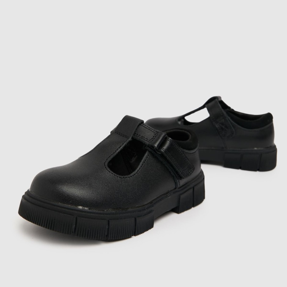 Dr Martens Schweiz Zürich Schuh Loopy Leather T Bar Girls Toddler Shoes Black