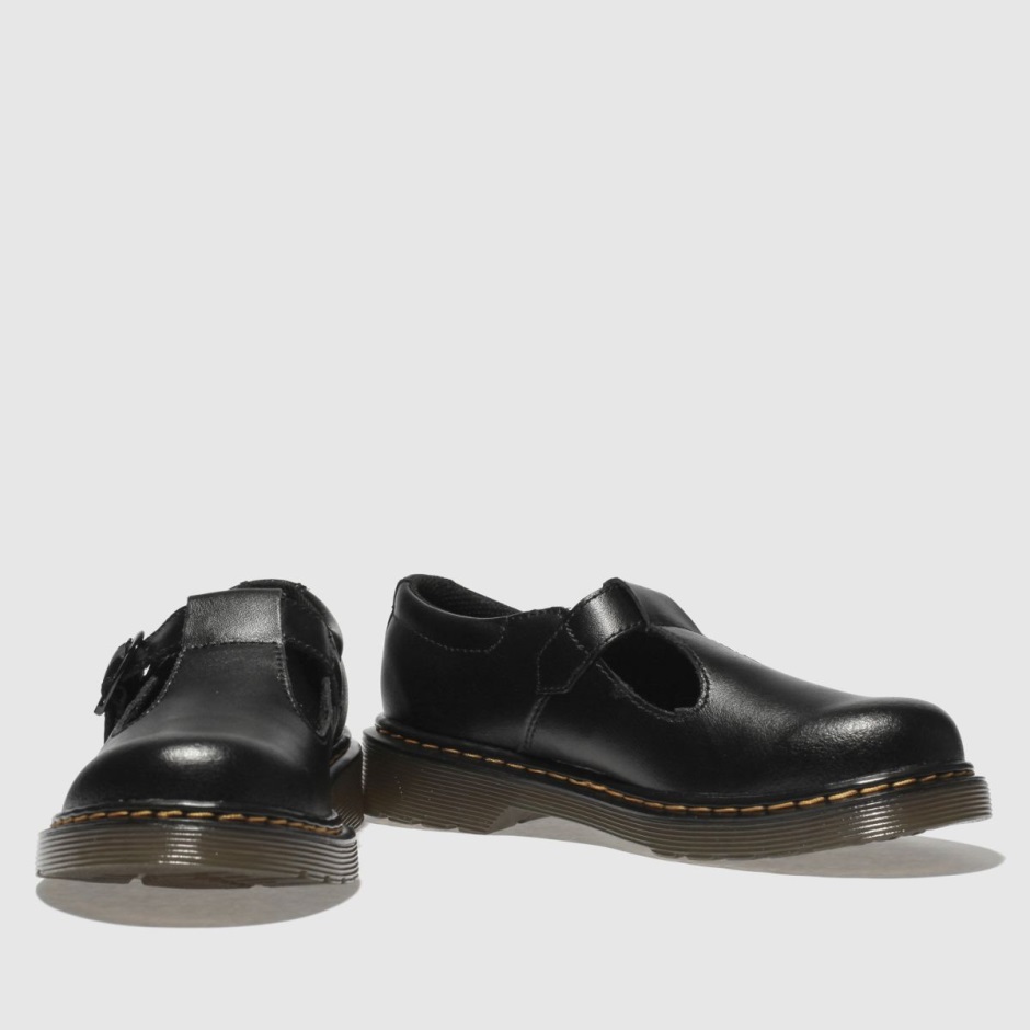 Dr Martens Schweiz Zürich Dr Martens Polley Boys Junior Shoes Black