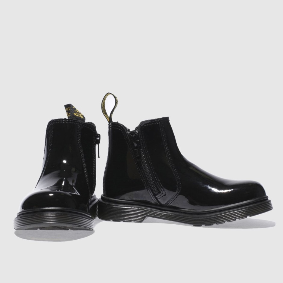 Schwarz Dr Martens Schweiz Dr Martens 2976 Mädchen Junior Stiefel