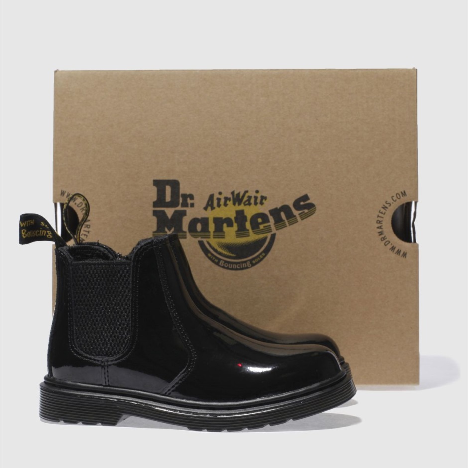 Schwarz Dr Martens Schweiz Dr Martens 2976 Mädchen Junior Stiefel