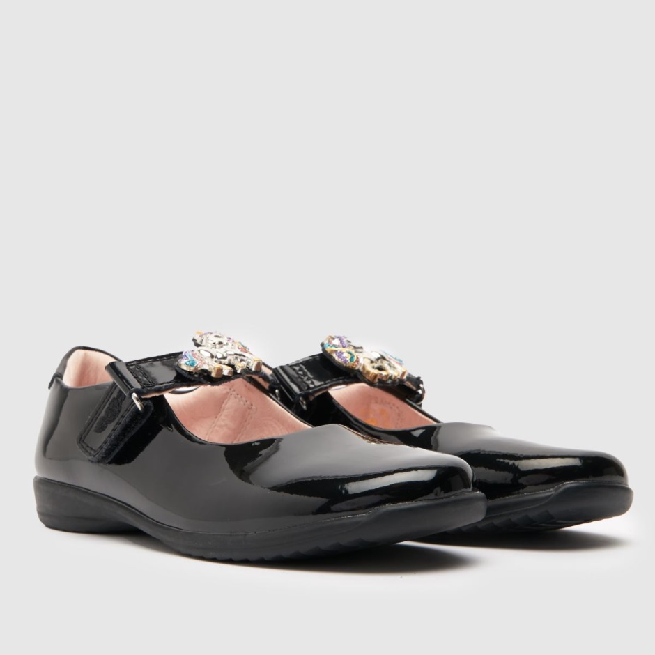 Dr Martens Schweiz Zürich Black Lelli Kelly Bella 2 Patent Girls Junior Shoes