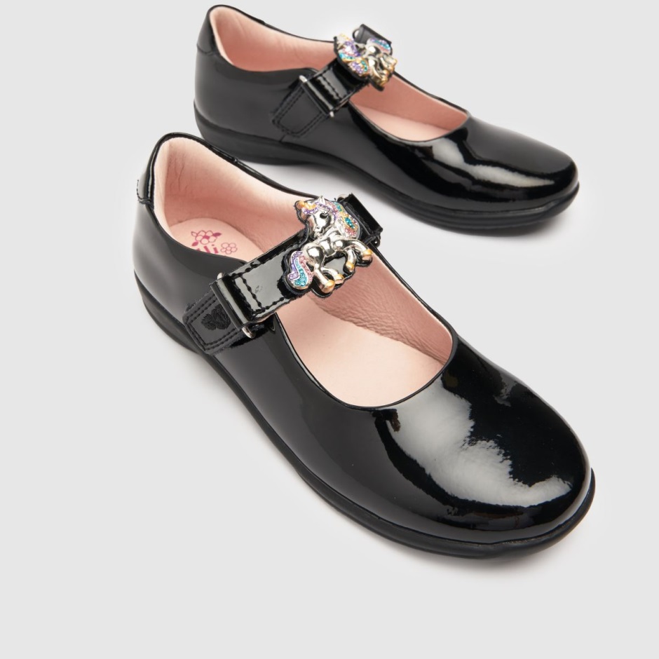 Dr Martens Schweiz Zürich Black Lelli Kelly Bella 2 Patent Girls Junior Shoes